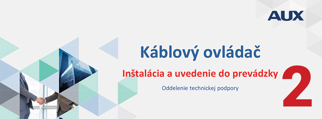 AUX Tepelné čerpadlo - Diaľkový ovládac